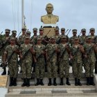 Personal de la Armada del Ecuador posando en formación. Foto referencial de la Armada.