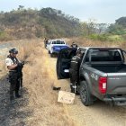 La Policía llegó al sitio donde estaba el cuerpo.