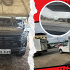 En el interior de la camioneta quedó muerto Óscar Andrés Carpio Soto.