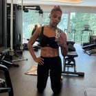 Serena Williams le mete con todo a su bienestar.