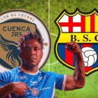 Cuenca Jr. vs Barcelona SC por la Copa Ecuador.