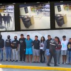 Los detenidos fueron presentados por la Policía.