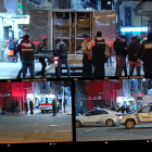 Personal de Criminalística levantó los cuerpos y cuatro vainas percutidas.