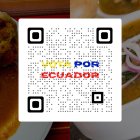 Escanea el código QR y registra tu voto en el comentario "Ecuador".