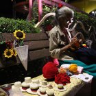 Algunas de las artesanías creadas por Patricia Jara.