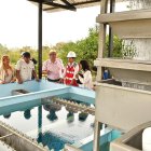 La planta de agua empezó a construirse en febrero de 2025.