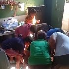 En su desesperación los familiares de los heridos los trasladaron por sus propios medios a una casa de salud