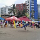 Unos 200.000 turistas visitaron las playas de la provincia de Esmeraldas durante este último fin de semana de temporada.