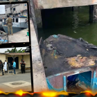 Autoridades no descartan que exista una relación entre el ataque a las embarcaciones y la mutilación.