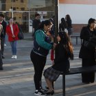 Los padres de familia acompañaron a sus representados a la apertura de clases.