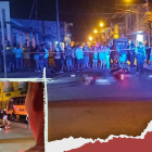 Los dos jóvenes iban en motocicleta cuando los atacaron a balazos.