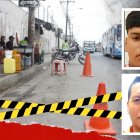 En este lugar fueron asesinados David Zavala y Raúl Guapi la noche del lunes.