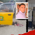 El conductor habría intentado correr, pero un certero disparo le quitó la vida.