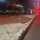 El vehículo, que está a nombre del animador, también se impactó contra un poste de alumbrado.