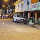 La Policía fijó varios indicios balísticos en el sitio del ataque armado.