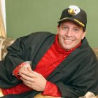 Mike Albornoz en una sesió fotográfica en el 2008 para Expresiones, medio a la casa editorial a la que pertenece EXTRA