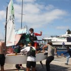 Emocionado el campeón brasileño Manuel Bragança fue levantado en hombros.