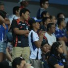 Hinchas de Emelec y el enojo tras perder con Barcelona en el Capwell.