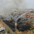 El incendio se registró la tarde de este lunes 15 de septiembre.