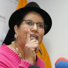 Lourdes Tibán hizo un fuerte cuestionamiento a Daniel Noboa
