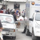 Jordy Pincay es una de los dos hombre asesinados. Su cuerpo fue trasladado a la morgue.