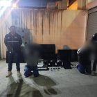 La Policía Nacional en Loja detuvo a varios sujetos implicados en robos a domicilios.