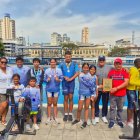 Los deportistas que participaron del Guayaquil Rowing Club.