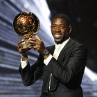 Ousmane Dembele del PSG ganador del Balón de Oro 2025.