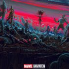 La serie Marvel Zombies transforma a los héroes del MCU en versiones zombificadas en un nuevo multiverso.