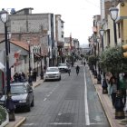 Así está el panorama en la ciudad de Otavalo en el tercer día del paro nacional.