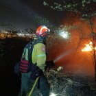 Bomberos llegaron a atender la emergencia en Cerro Colorado.