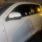 La camioneta en la que se movilizaba el director de La Roca.