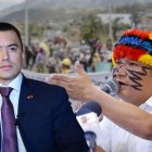 El presidente Daniel Noboa y Marlon Vargas, presidente de la Conaie, se mantienen en no dialogar.