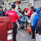 La joven fue atendida por el Cuerpo de Bomberos de Otavalo.