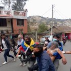 La Conaie hizo públicas imágenes de los heridos en Guaranda.