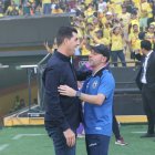 Ismael Rescalvo (izq.) y Javier Rabanal, este 5 de octubre.