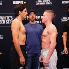 Adrián Luna (izq) puede ser el primer guayaquileño en firmar con UFC.