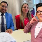 Lazito y sus abogados: Giovanni Fantoni y Karly Vargas