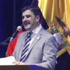 El alcalde Aquiles Álvarez durante su discurso en la Sesión Solemne.