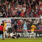 Hernan Galídez estuvo en todas frente a Estados Unidos.