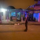 Al interior de esta vivienda ocurrió la matanza que dejó cuatro muertos y dos heridos