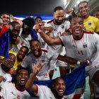 Jugadores de la selección de Cabo Verde celebrando su clasificación al Mundial 2026.