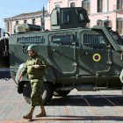 En Quito, se puede observar gran cantidad de personal militar por las calles.