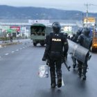 Hasta ahora se confirman 43 detenidos en Imbabura este martes 14 de octubre.