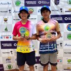 Alexander Von Buchwald (i) y Byron Terán, finalistas de la categoría +14 años.