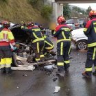 Los Bomberos asistieron en fatal accidente de tránsito.