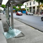 Hubo daños materiales por el ataque armado en las calles Brasil y Esmeraldas.