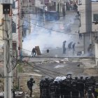 Violentos enfrentamientos se han registrado en San Miguel del Común.