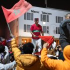 El pueblo marroquí celebrando el mundial sub-20 de su selección.
