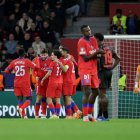 PSG se dio un festín de goles ante el Leverkusen.